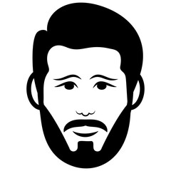 
Male avatar line icon 
