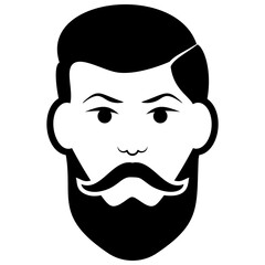 
Male avatar line icon 
