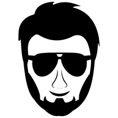 
Male avatar line icon 
