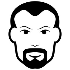 
Male avatar line icon 
