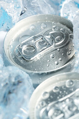 soft drink in ice