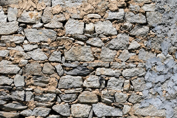 Grunge texture stone wall background.