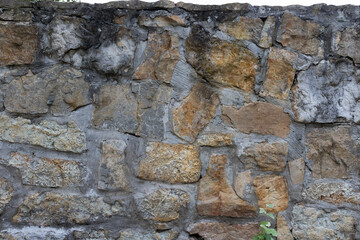 Grunge background stone wall texture rock.