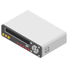 Fototapeta premium Dvd player vector icon 