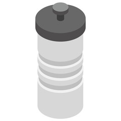 
Sports water bottle icon design 

