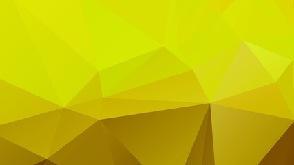 Abstract Yellow Color Polygon Background Design, Abstract Geometric Origami Style With Gradient. Presentation,Website, Backdrop, Cover,Banner,Pattern Template