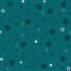seamless pattern christmas star design vector illustration EPS10