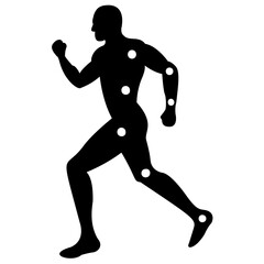 
Knee joint icon vector
