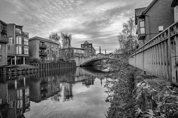 White Friars bridge over the River Wensum in the city of Norwich