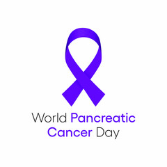 Vector illustration on the theme of world Pancreatic Cancer day observed each year during November.