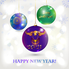 Christmas design for greeting card or invitation