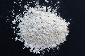 Whole wheat flour close-up