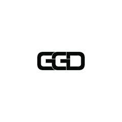 ggd letter original monogram logo design