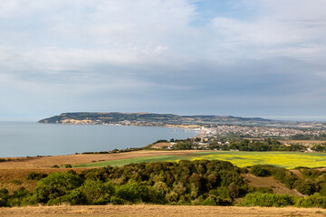 Fototapeta na wymiar The Isle of Wight Coastline