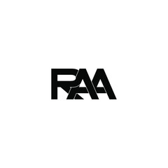 raa letter original monogram logo design