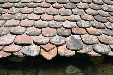 Unique traditional Transylvanian roof tiles 