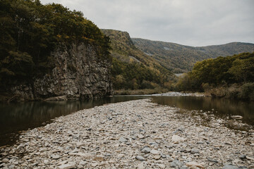 river in the mountains