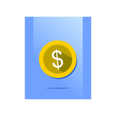 dollar coin, money, profit, earning, currency