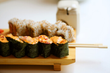 Japanese food. Sushi.