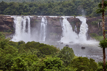 photography of a waterfall in india