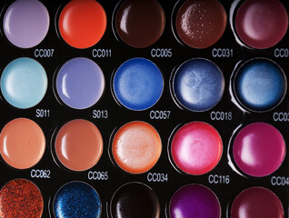 make-up collection close up