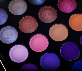 make-up collection close up
