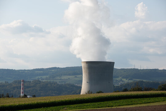 At Leibstadt nuclear power plant in Switzerland