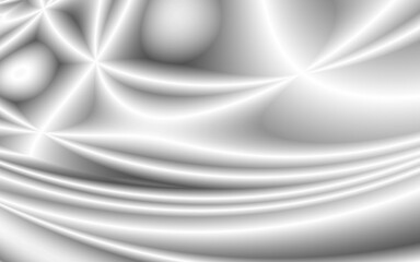 Silver wave silky art abstract background