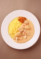 シーフードホワイトカレー