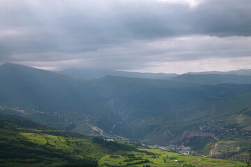 Fototapeta premium view of the mountains