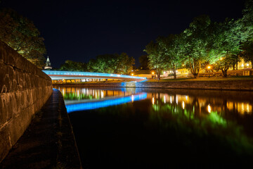 Fototapeta premium Beautiful city view at night