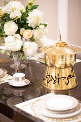 wedding table setting