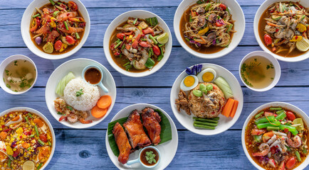 Thai Food Mixed Dishes