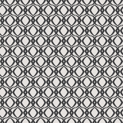 Seamless pattern with abstract calligraphic structure. Vector illustration with graphic lines for print or textile.  