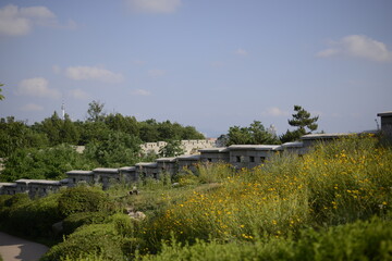 Fototapeta premium Hanyang Doseonggil Seoul Hanyang Wall Walkway, Seoul 한양도성길