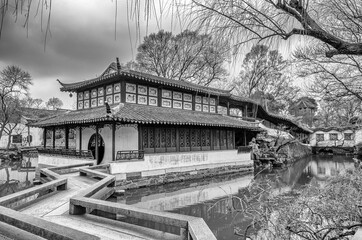 Fototapeta premium Suzhou China February 15 2012 Suzhou Gardens