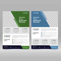 Obraz premium Corporate Poster, Flyer Design Template