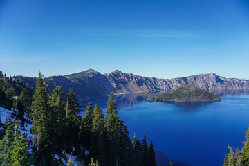 Beautiful view of Crater Lake National Park 2