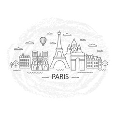 Paris vector illustration