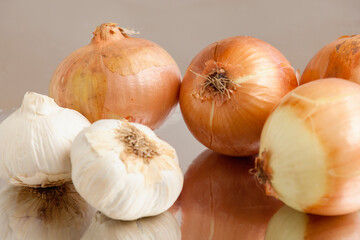 onions and garlic