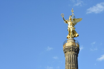 Fototapeta na wymiar Siegessäule Victory Column Berlin