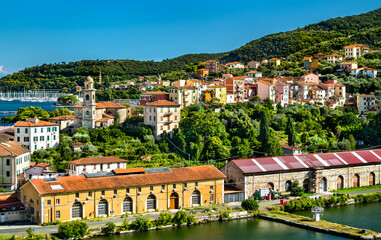 Obraz premium View of Marola village in La Spezia - Cinque Terre, Italy