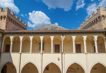 Celano, Italy - one of the most picturesque villages of the Apennine Mountains, Celano is topped by...