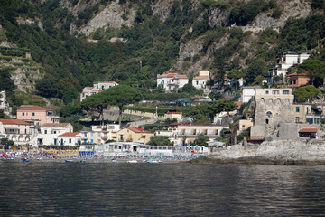Fototapeta na wymiar Italy. Village Amalfi along the coast of Campania