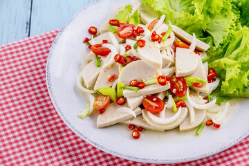 Spicy Vietnamese sausage salad