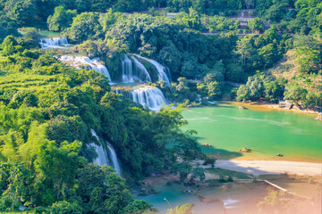 Ban Gioc - Detian waterfall in Cao Bang, Vietnam