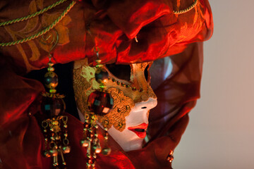 Naklejka premium Masken, Karneval in Venedig
