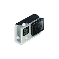 vector illustration Camera. flat icons. Isometric