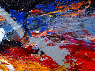 Abstract art painting on canvas abstract background with texture.