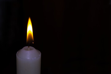 candle in the dark